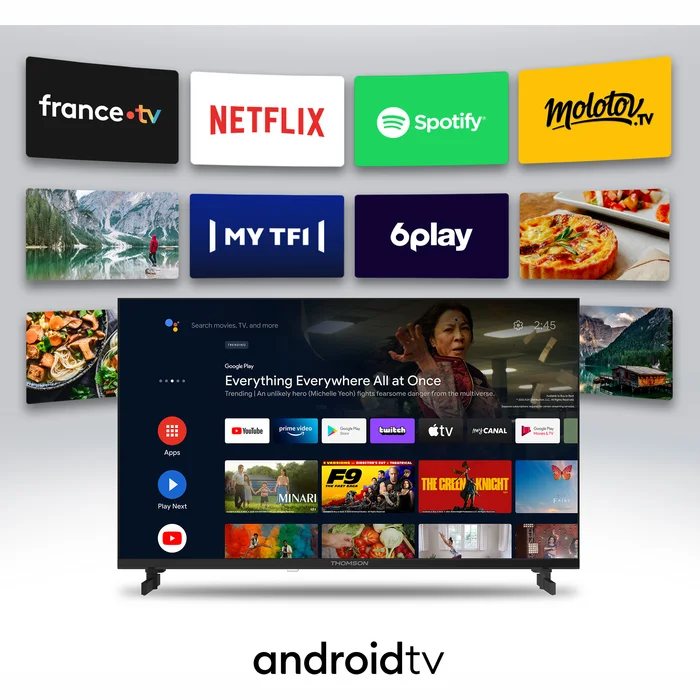 Televizors Thomson 55" UHD QLED Android TV 55QA2S13 [Mazlietots]